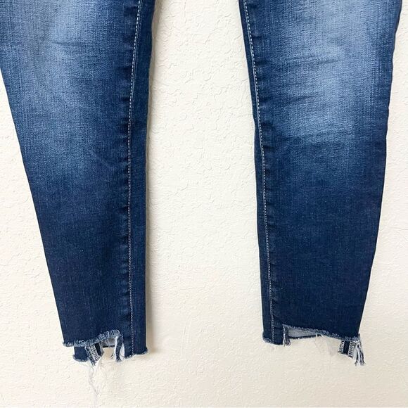 Adriano Goldschmied The Stilt Cigarette Leg Crop Womens Jeans Size 24R Raw Hem - Picture 2 of 7